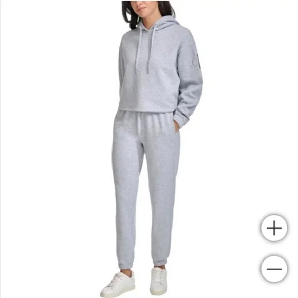 NWT Calvin Klein Jeans Ladies' Cropped Soft Active Hoodie size XXL - Picture 4 of 7